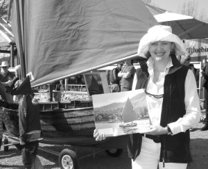 Sophie Neville with the Swallow