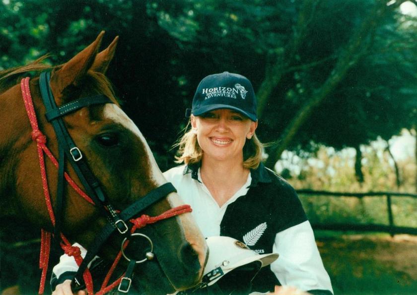 Sophie Neville in the Waterberg Polocrosse Team