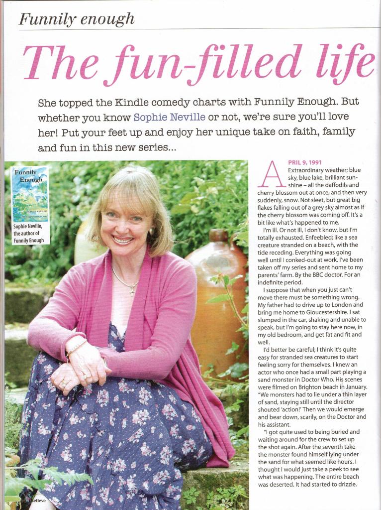 Funnily Enough - the first extract in iBelieve Magazine