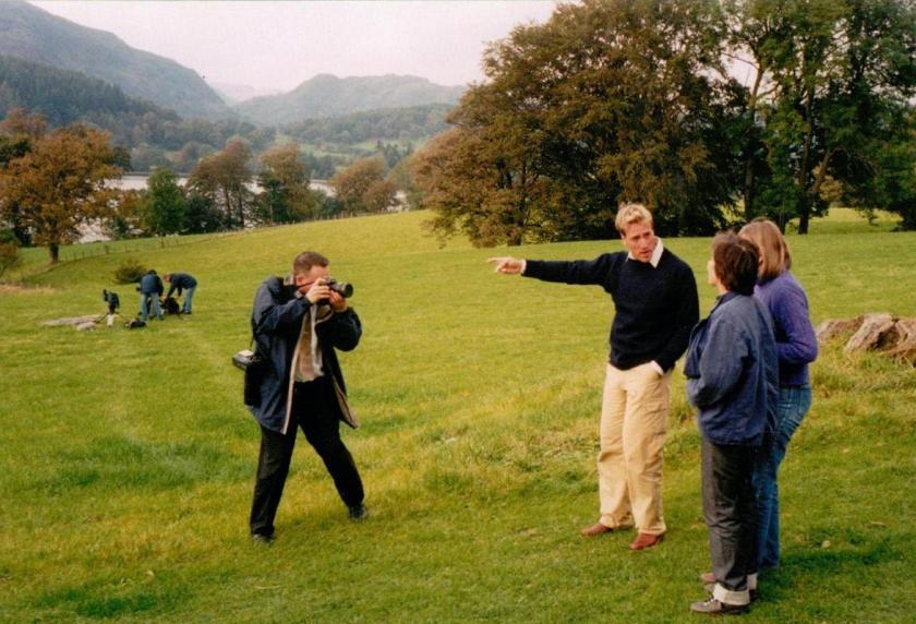Ben Fogel interviewing Suzanna Hamilton and Sophie Neville at Bank Ground Farm in cumbria