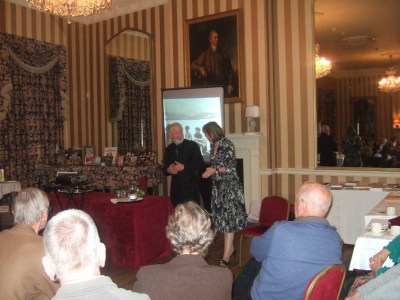 Sophie Neville speaking at The Arthur Ransome Society Author Sophie Neville speaking at The Arthur Ransome Society