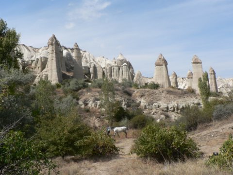 On a horse through Cappadocia