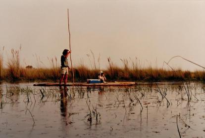 Riding in the Okavango Delta