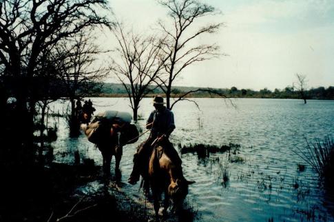 Shane Dowinton in the Waterberg Shane Dowinton of Horizon Horseback Adventures in the Waterberg