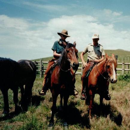 Sophie Neville with Billy Swanepoel Sophie Neville with Billy Swanepoel in Songimvelo