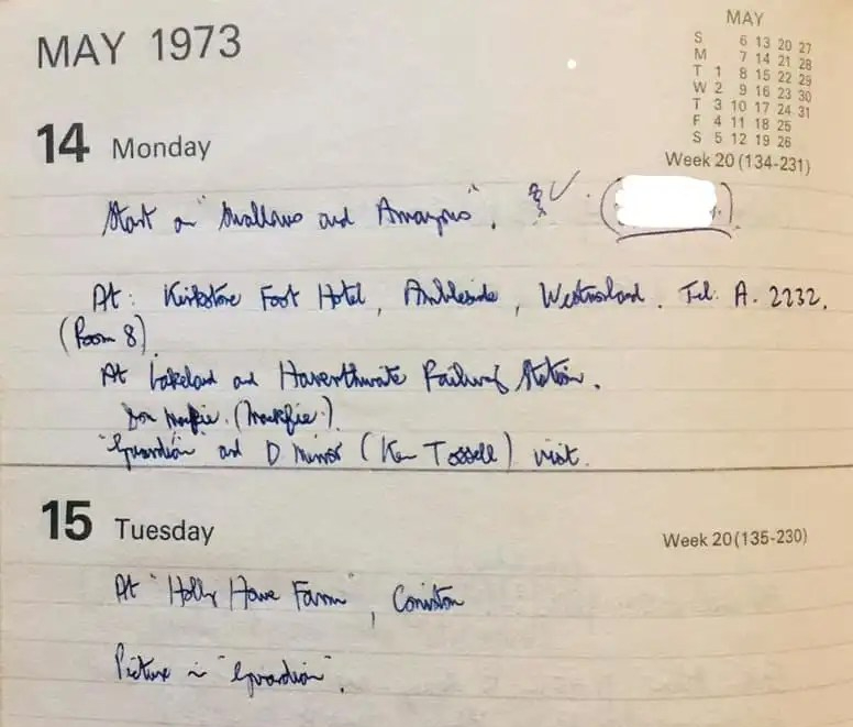 Brian Doyles Diary of Swallows and Amazons