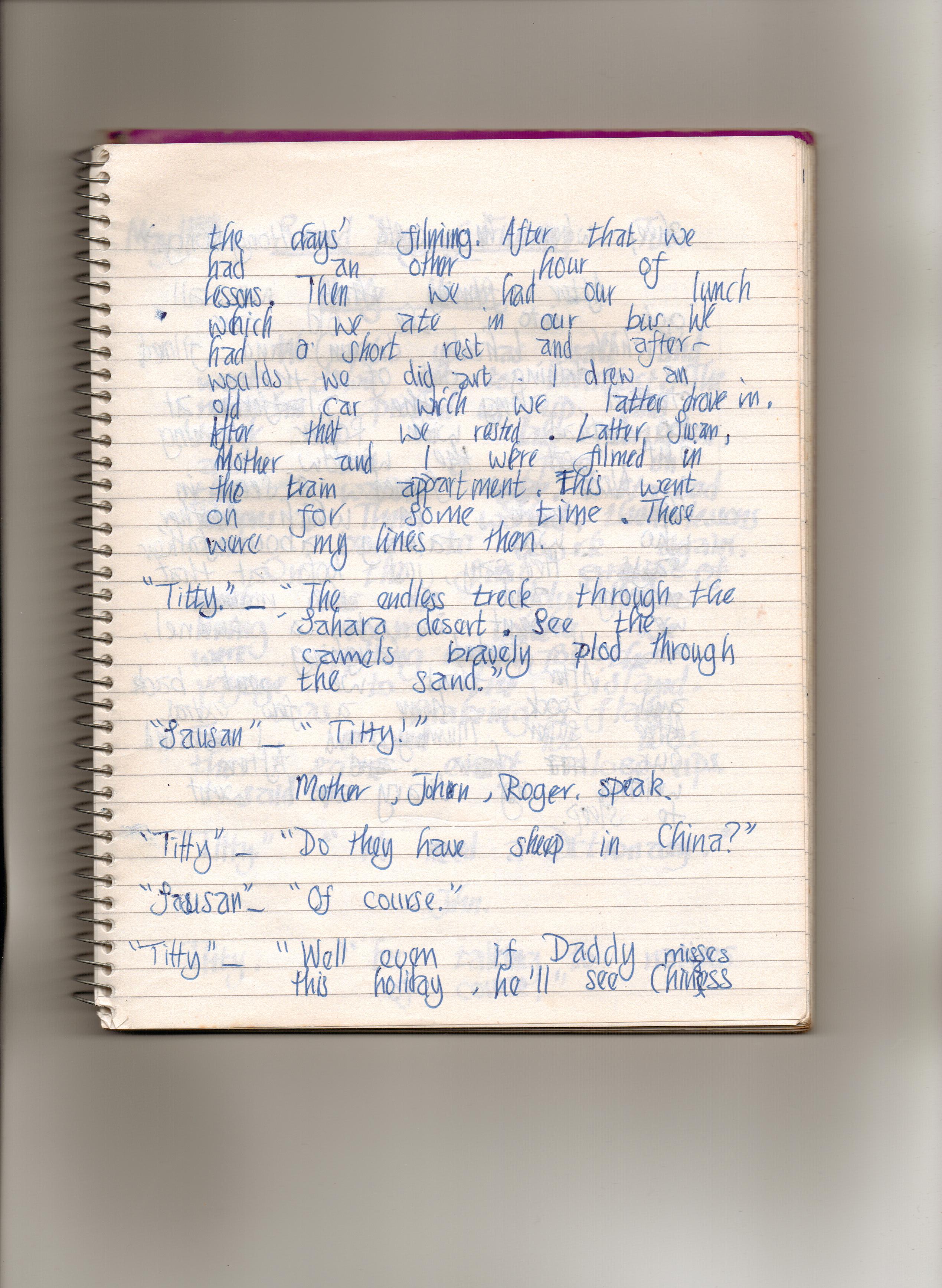 Swallows Diary 14th May page two Swallows Diary 14th May page two