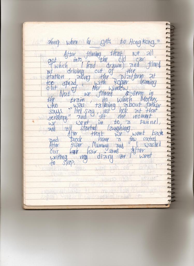 Swallows Diary 14th May page three