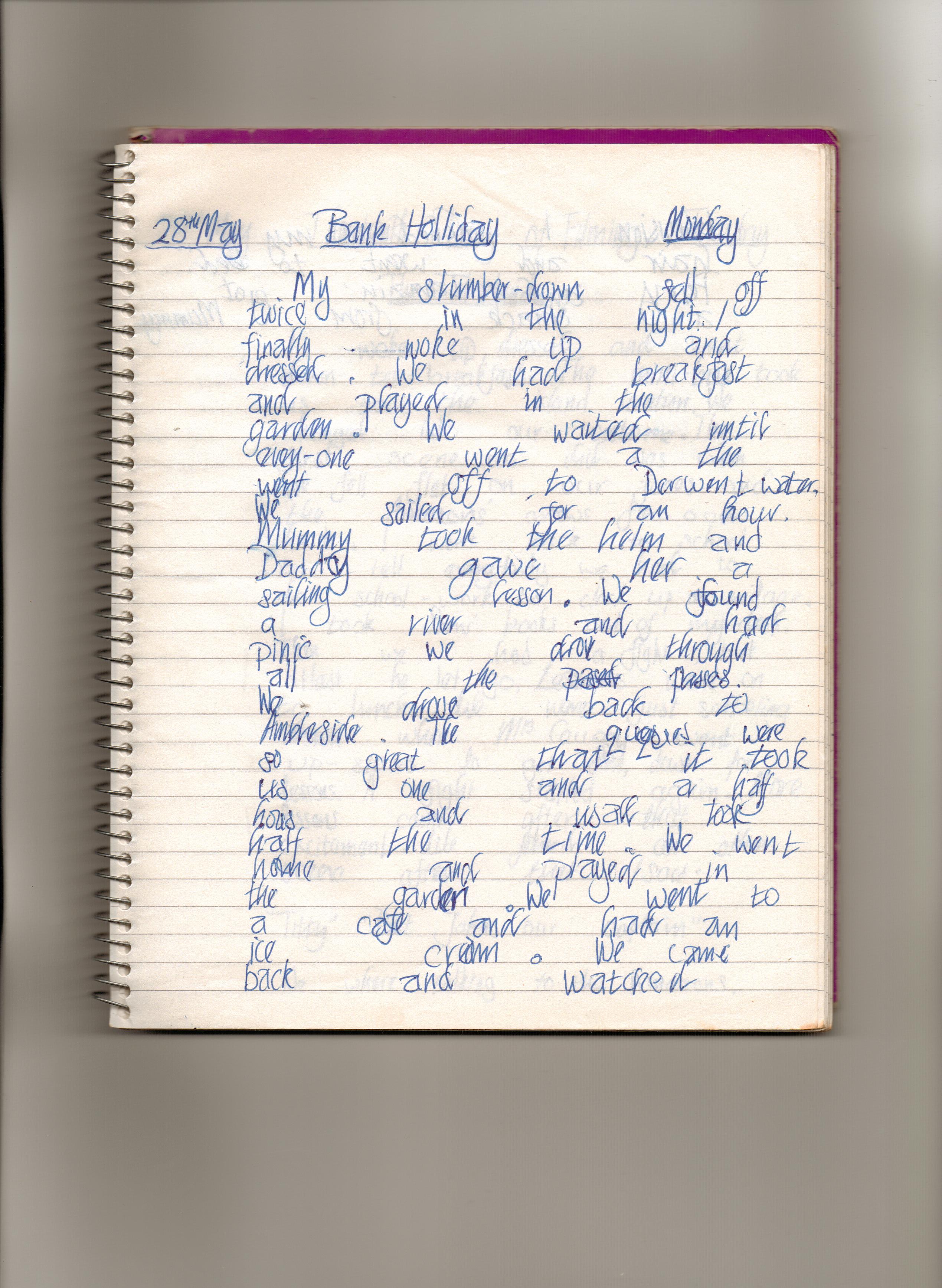 28th May - a day off