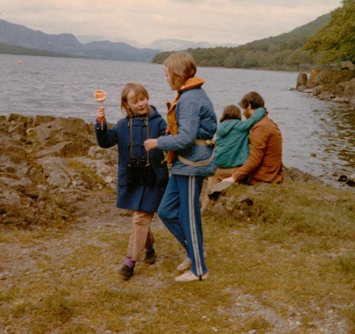 On the shore of Coniston Water