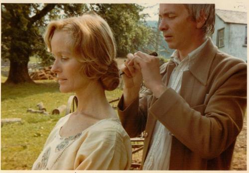 Virginia McKenna with Hairdresser Ronnie Cogan