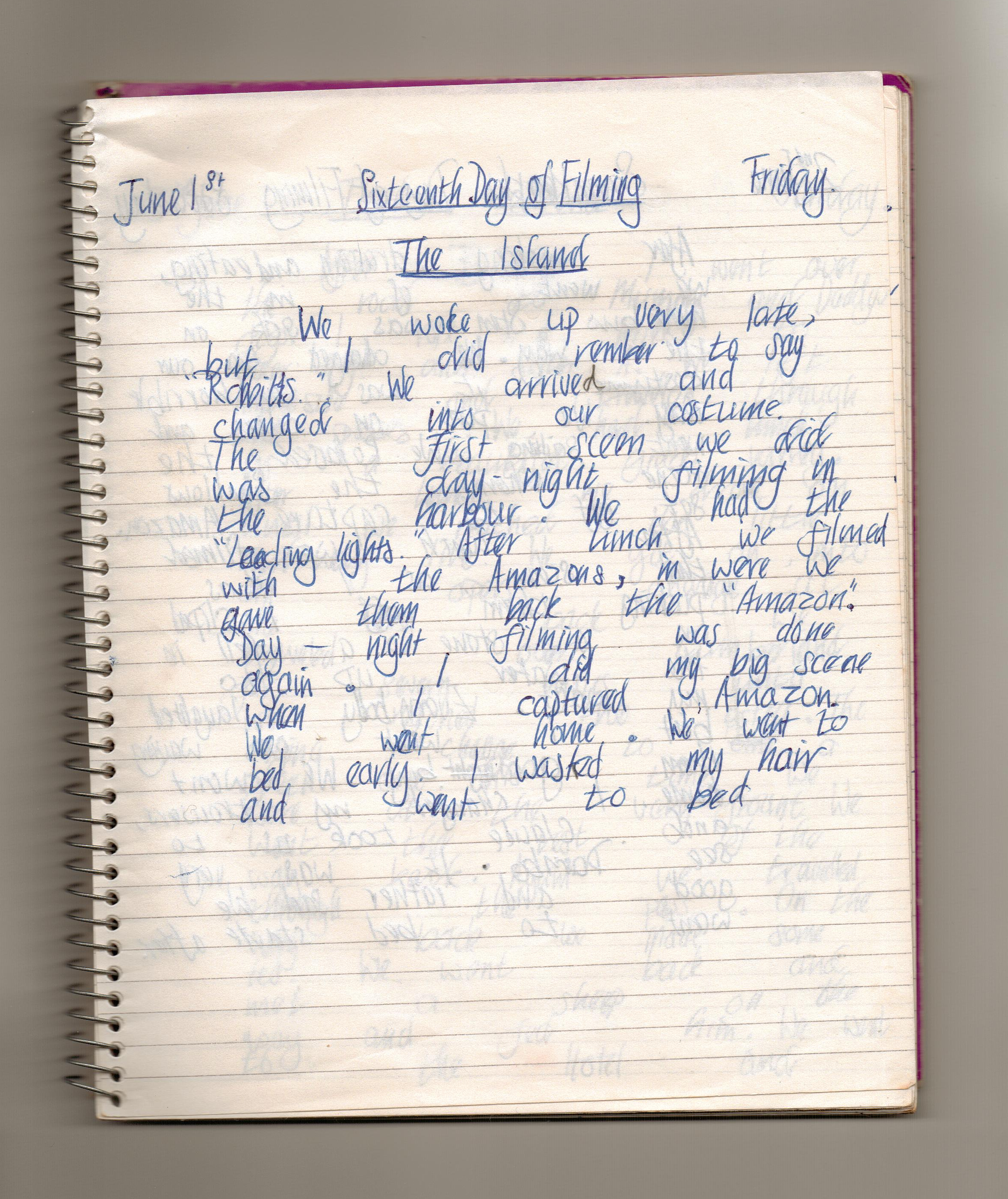 1st June 1973 ~ My Diary