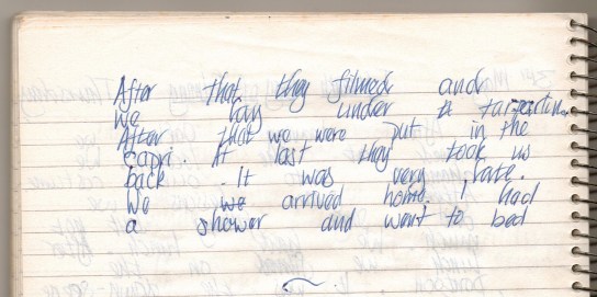 Sophie Neville's diary 1974