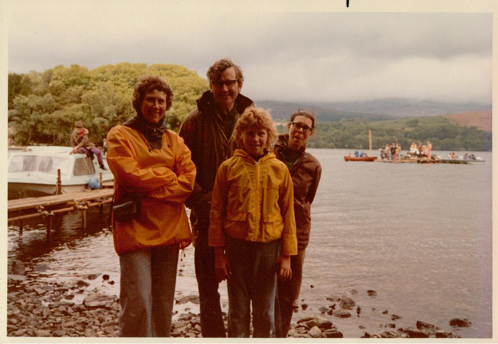 Coniston Water with the pontoon