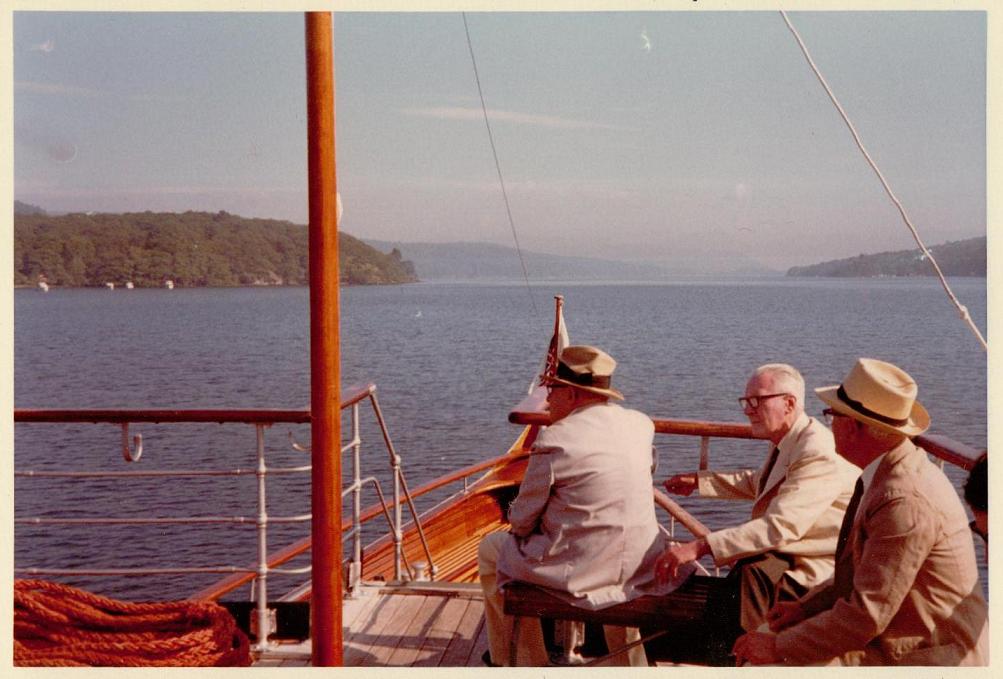 Filming on the Tern in 1973