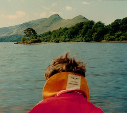 on Derwent Water looking out to 'Cormorant Island'