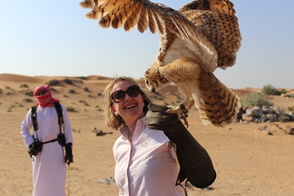 Sophie Neville in the Emirates