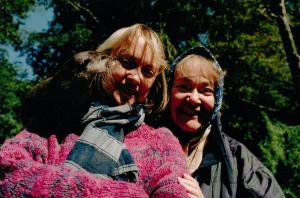 Sophie Neville with Beanie the Otter
