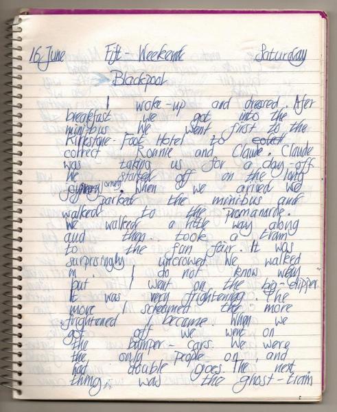 16th June ~ my diary