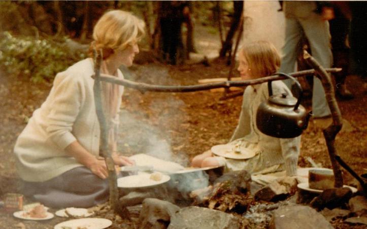 Virginia McKenna and Sophie Neville on Peel Island