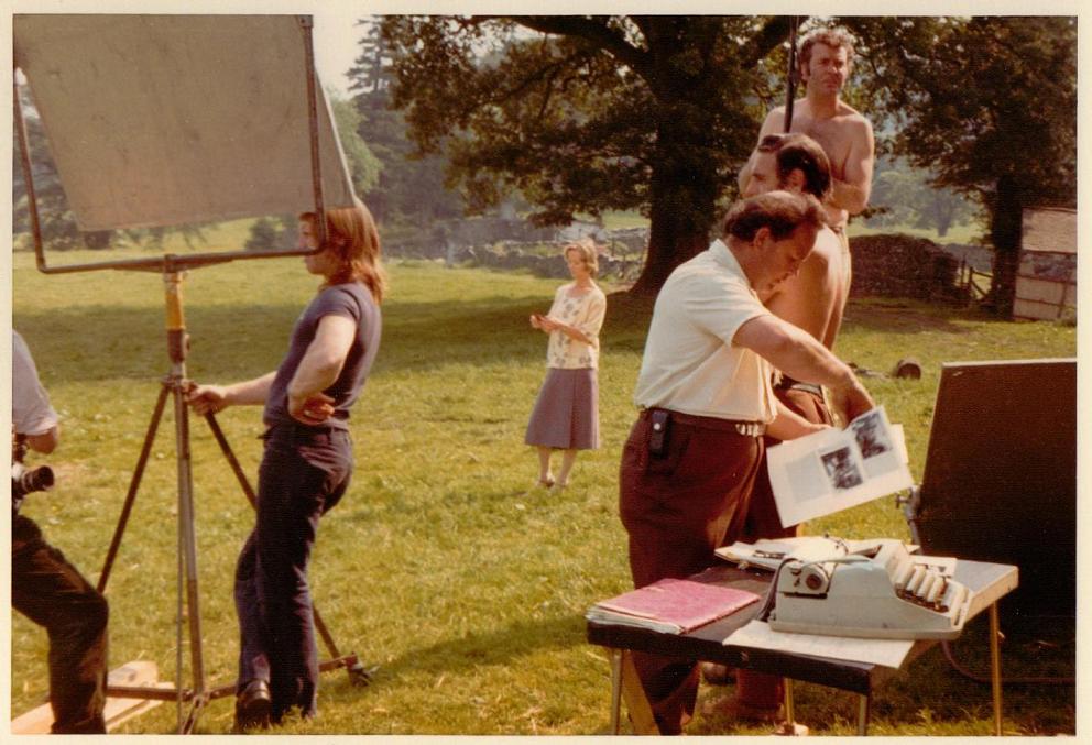 Virginia McKenna holding the telegramme