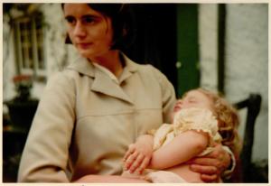 Nurse with Baby Vicky, the ship's baby