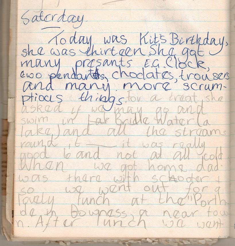 23 June - Suzanna's diary