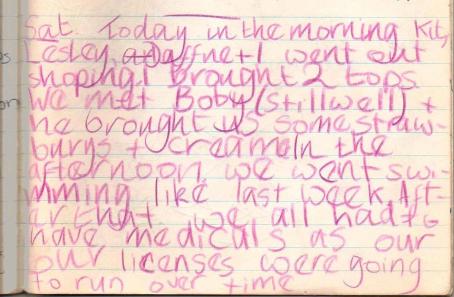 30th June ~ Suzanna's Diary