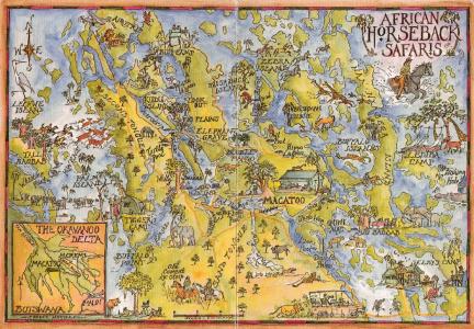 Macatoo Camp in the Okavango Delta, Botswana