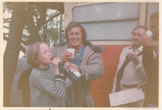 Sophie Neville with Claude Whatham and Ronald Fraser