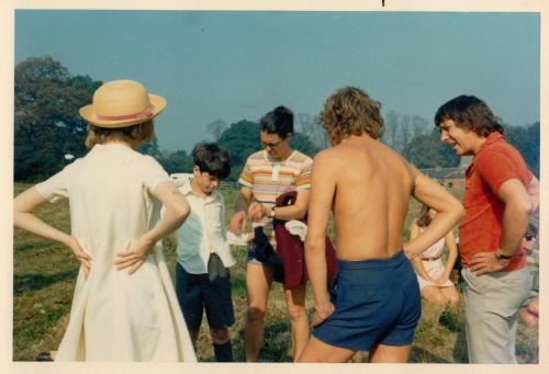 Sophie Neville with Sten Grendon, Jane Grendon, Claude Whatham and Neville Thompson