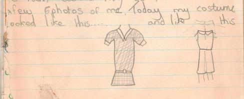 Suzanna Hamilton's costumes for scenes set at Holly Howe 