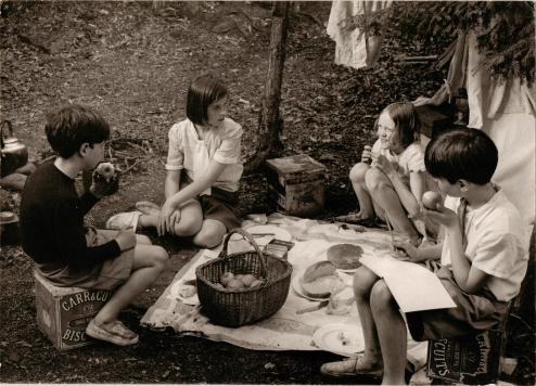 The Swallows taking measures against scurvy Eating apples