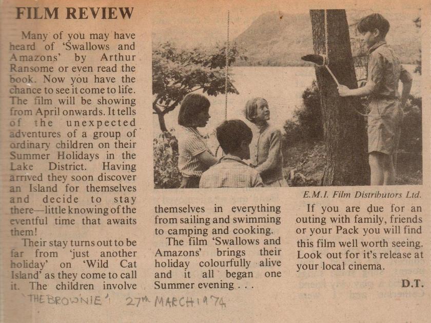 Film Review of 'Swallows and Amazons'