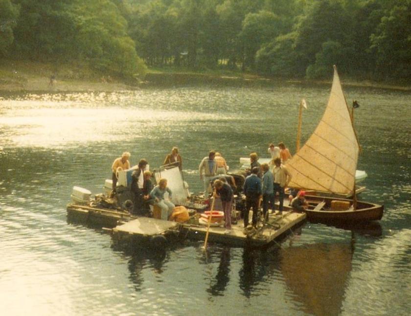 Amazon with the pontoon