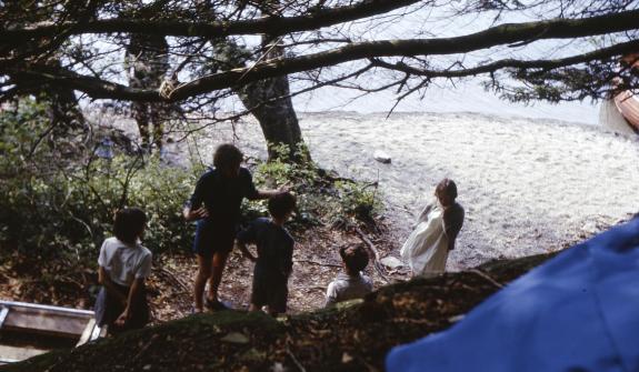 Claude Whatham at the Landing Place