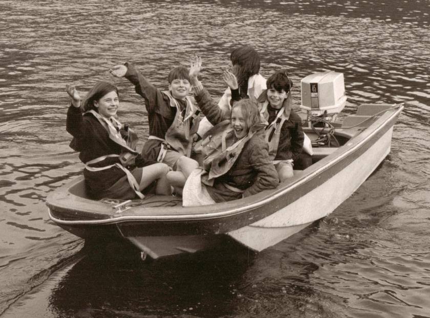 BW Wearing Life Jackets in the Safety Boat - trimmed