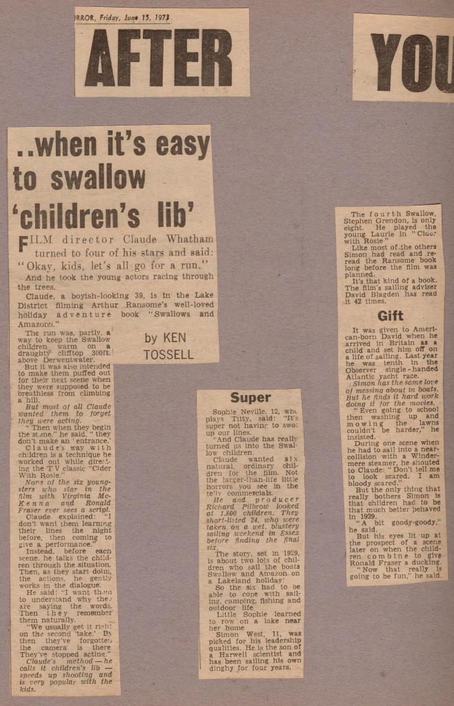 Mirror 17th June 1973