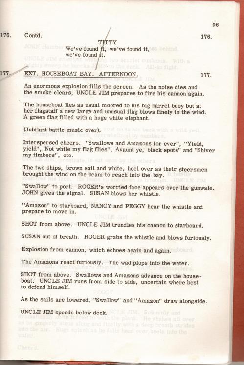 Battle of Houseboat Bay ~  David Wood's original screenplay