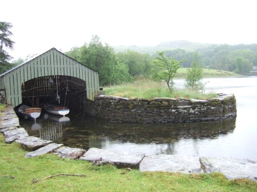 The Amazon boathouse on Coniston Water
