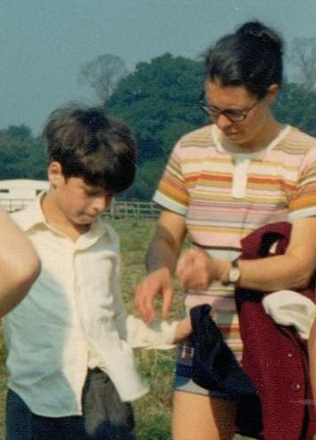 Sten Grendon with his mother Jane Grendon Jane Grendon and Sten Grendon