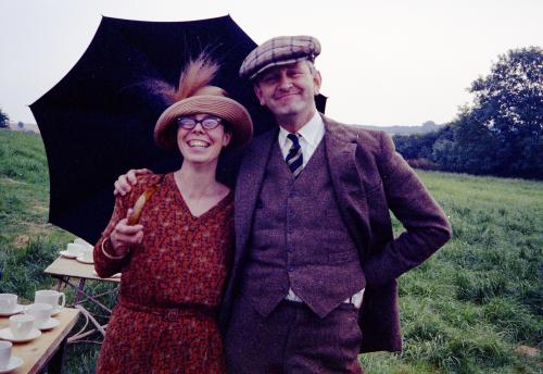 Jane Grendon with Martin Neville Jane Grendon with Martin Neville