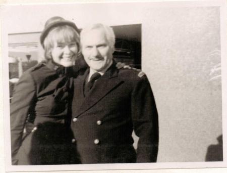 Mum appearing as a member of the Salvation Army on 'The Dick Emery Show'