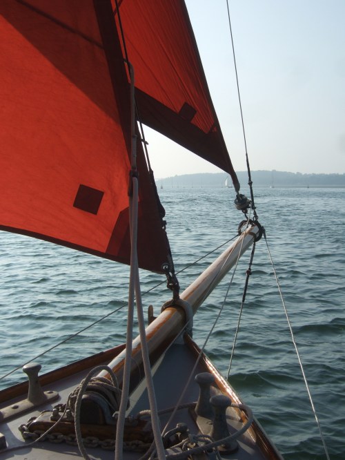 Sailing the Nancy Blackett on the Orwell DSCF1350