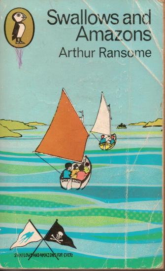 'Swallows and Amazons' Puffin book cover 1970