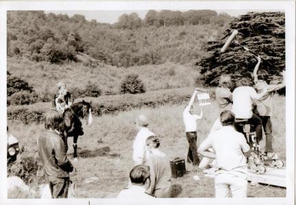 Tamzin Neville as Elka riding with Kai