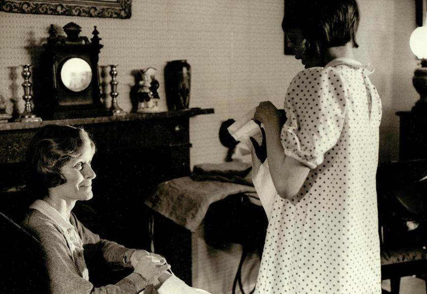 BW Virginia McKenna and Sophie Neville