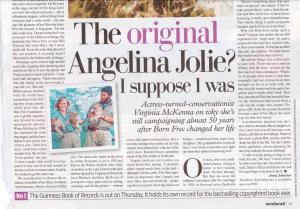 Virginia McKenna in Mail on Saturday 214