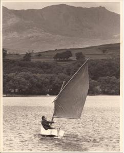 Roger sailing off Peel Island 1978 by Asadour Guzelian