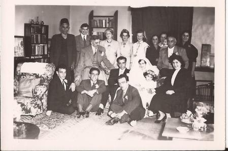 Titty's wedding in 1954